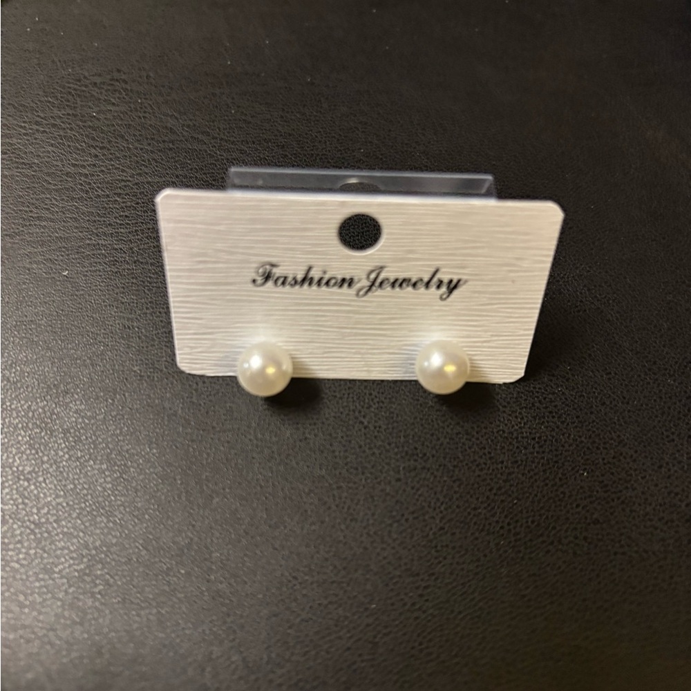 Pearl Stud Earrings